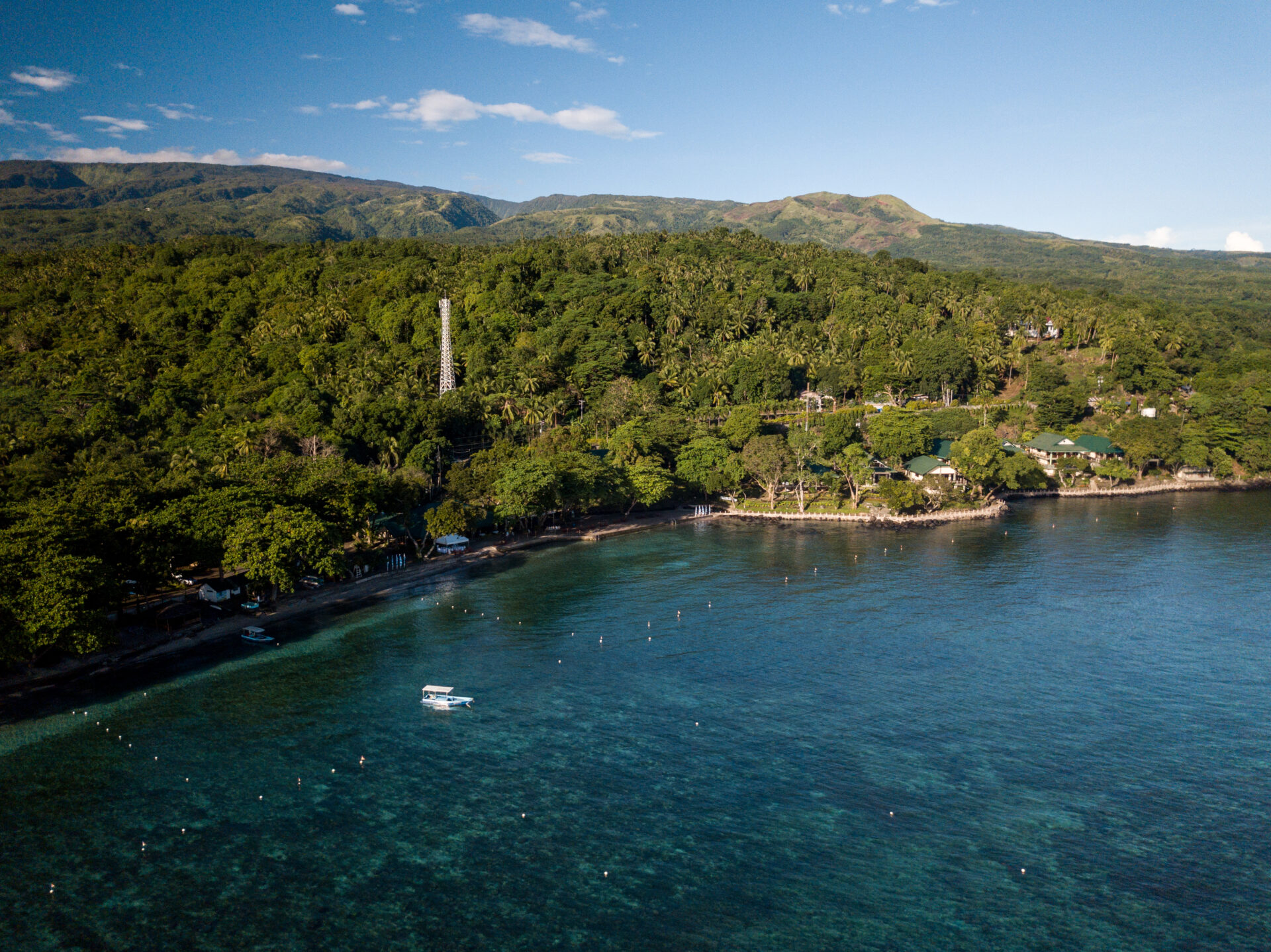 Duka Bay Resort’s calm and clear waters are the norm on a typical day. Photo courtesy of the Department of Tourism – Region X.