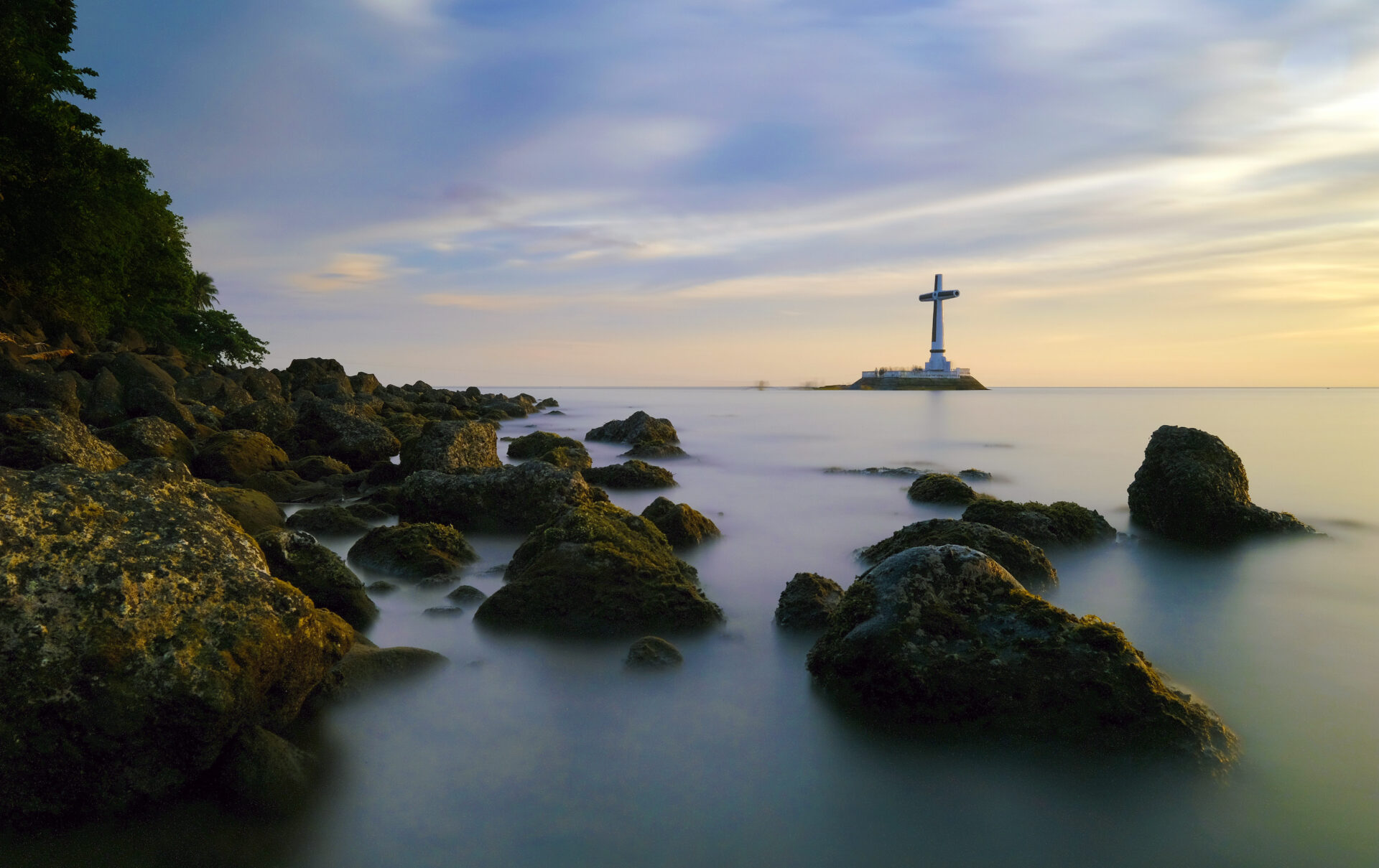 A striking view of the Sunken Cemetery from afar. Photo courtesy of the Department of Tourism.